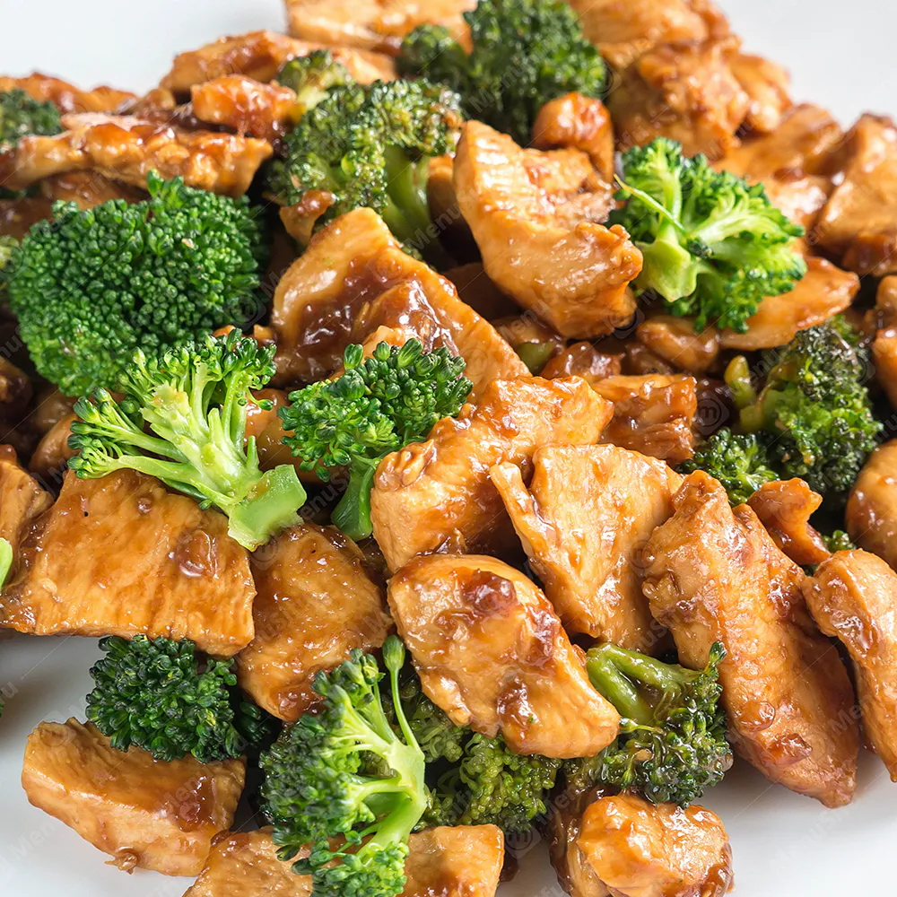 Stir-fried chicken with broccoli at Happy Wok, a Chinese Restaurant in Livonia