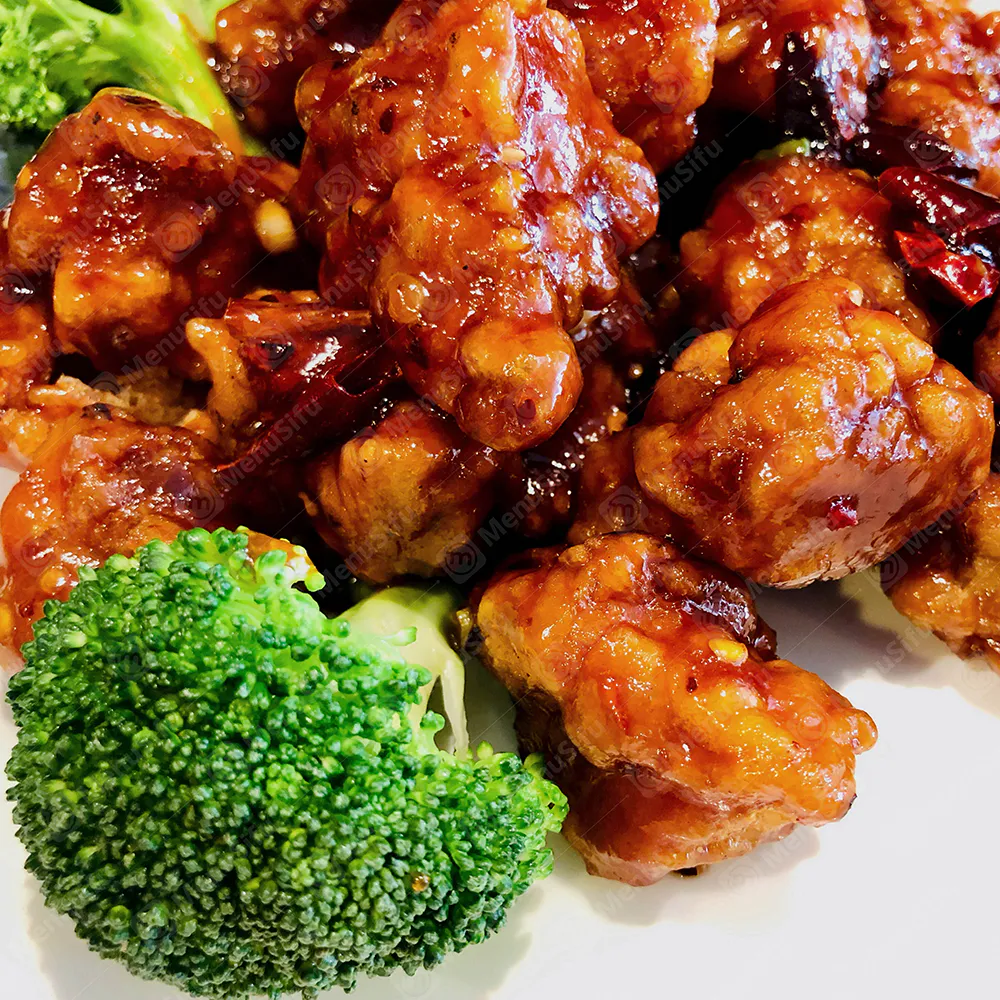Crispy General Tso's chicken at Happy Wok, a Chinese Restaurant in Livonia